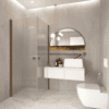 Shower enclosure Hietakari Forma 372, Mocha frame, reeded glass Shower enclosure Hietakari Forma 372, Mocha frame, reeded glass