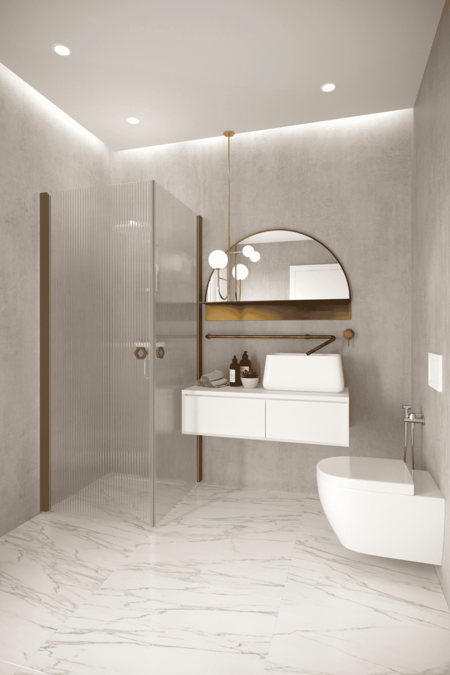 Shower enclosure Hietakari Forma 372, Mocha frame, reeded glass Shower enclosure Hietakari Forma 372, Mocha frame, reeded glass
