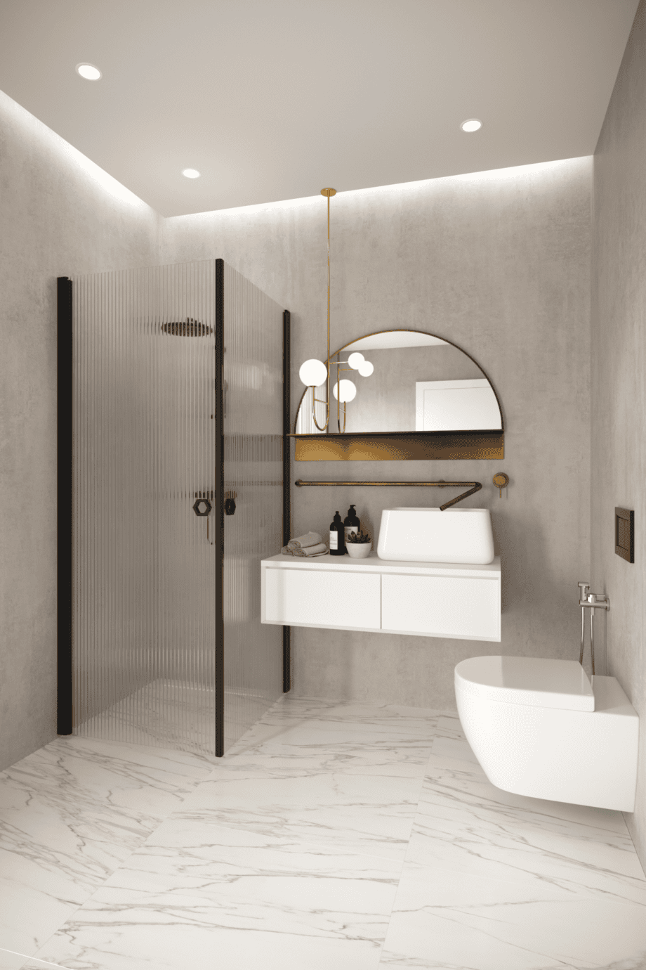 Shower enclosure Hietakari Forma 372, black frame, reeded glass Shower enclosure Hietakari Forma 372, black frame, reeded glass