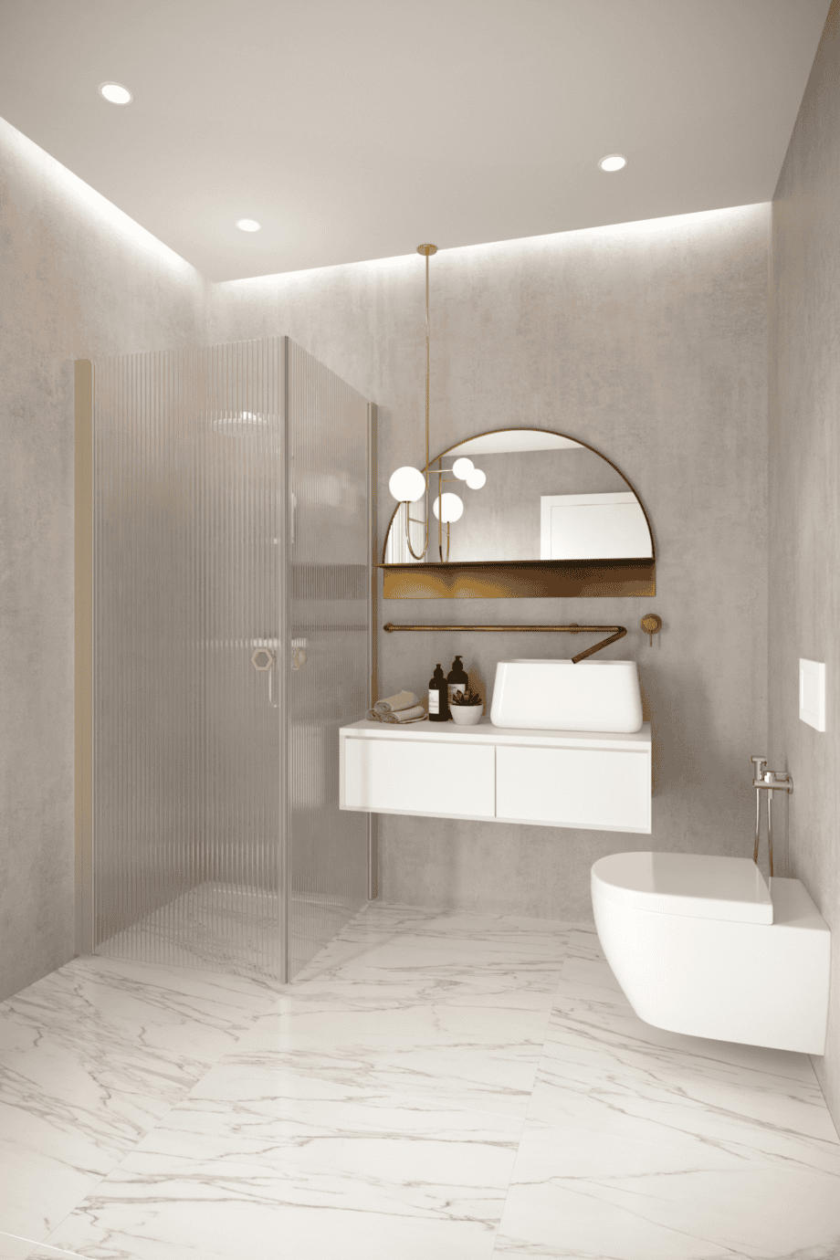 Shower enclosure Hietakari Forma 372, Sand frame, reeded glass Shower enclosure Hietakari Forma 372, Sand frame, reeded glass