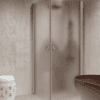 Shower enclosure Hietakari Forma 372, Sand frame, super bright satin glass Shower enclosure Hietakari Forma 372, Sand frame, super bright satin glass