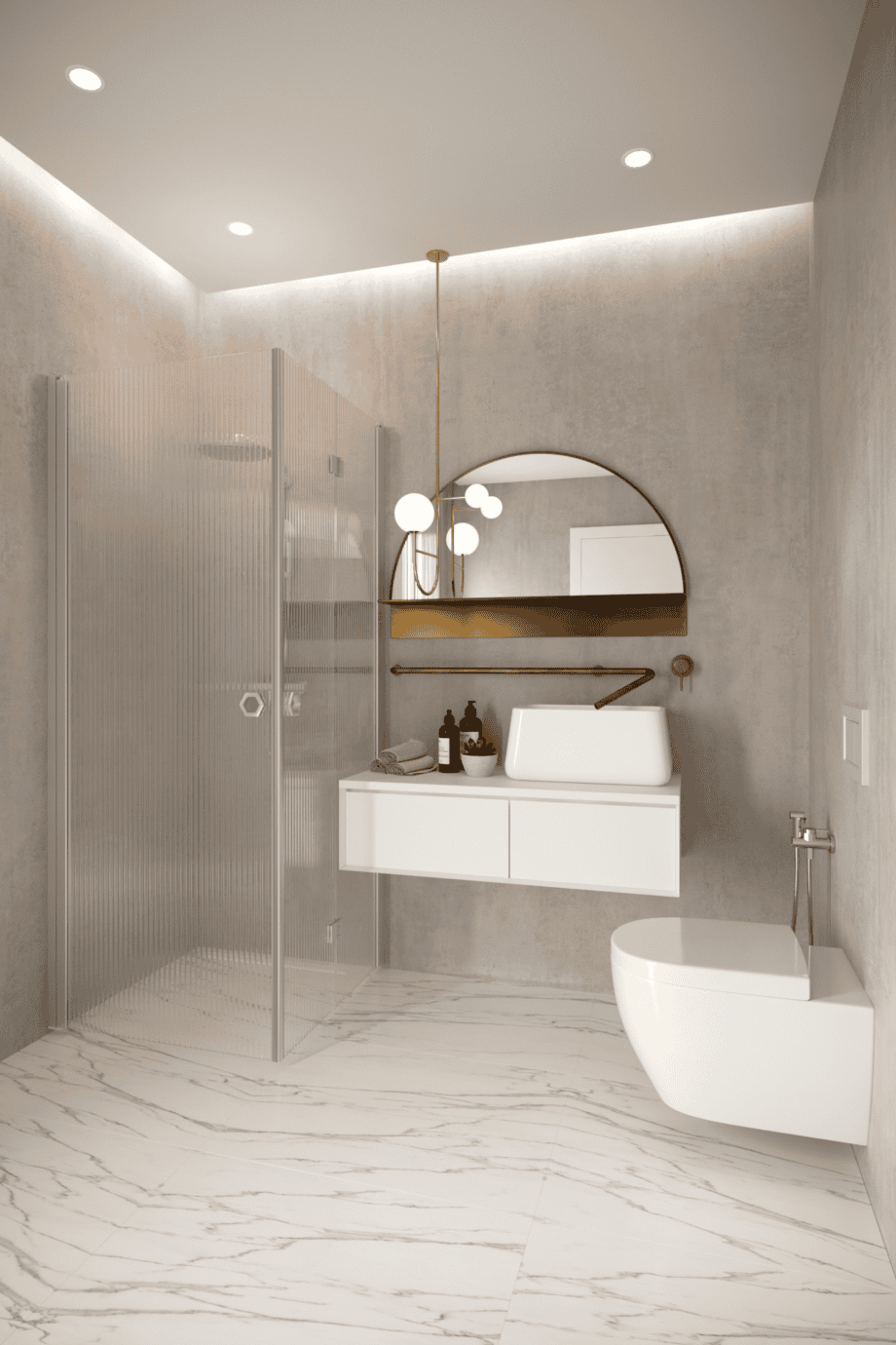 Shower enclosure Hietakari Forma 373, aluminium frame, reeded glass Shower enclosure Hietakari Forma 373, aluminium frame, reeded glass