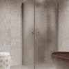 Shower enclosure Hietakari Forma 373, aluminium frame, satin frosted glass Shower enclosure Hietakari Forma 373, aluminium frame, satin frosted glass