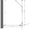 Shower enclosure Hietakari Forma 374, hinged door + hinged door with fixed part – 2