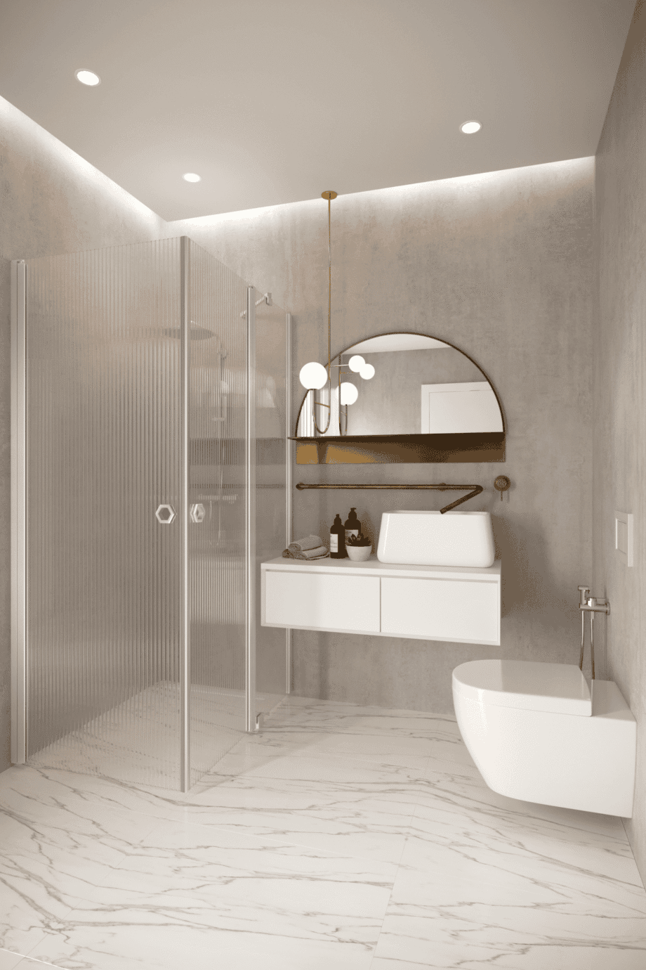 Shower enclosure Hietakari Forma 374, hinged door + hinged door with fixed part – 7