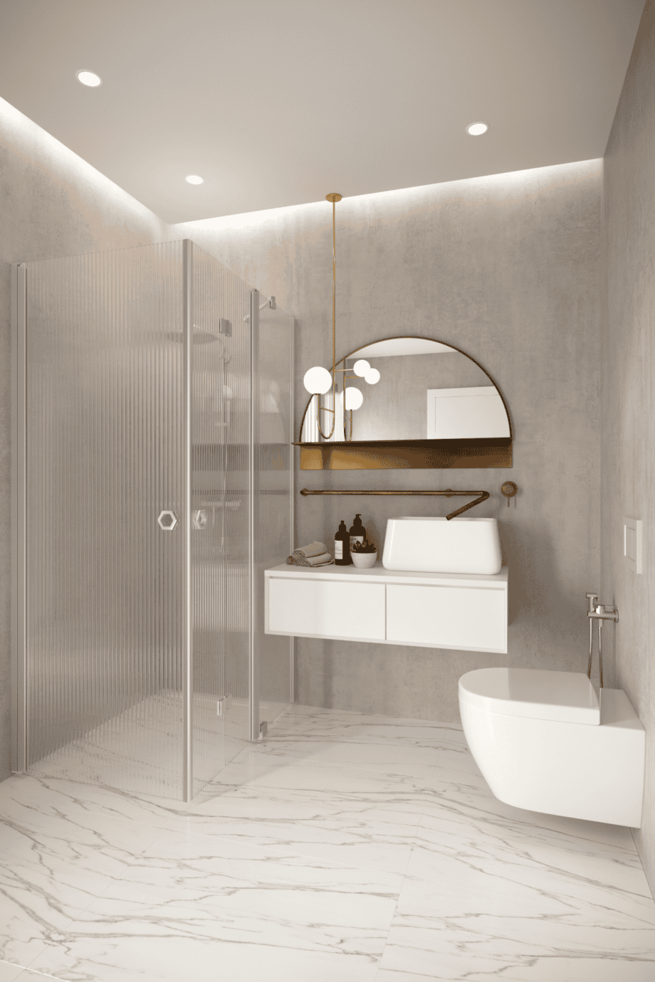 Shower enclosure Hietakari Forma 375, aluminium frame, clear glass Shower enclosure Hietakari Forma 375, hinged door + folding door with fixed part ā 5