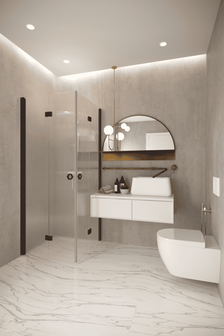 Shower enclosure Hietakari Forma 376, Cocoa frame, reeded glass Shower enclosure Hietakari Forma 376, Cocoa frame, reeded glass