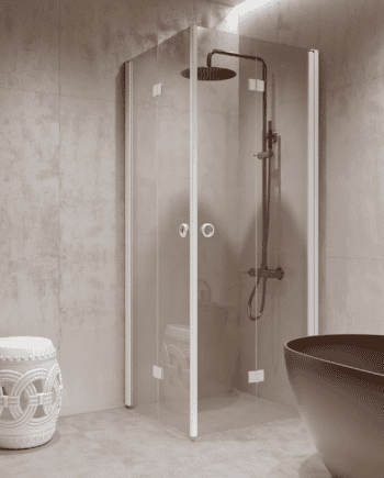 Shower enclosure Hietakari Forma 376, folding door + folding door