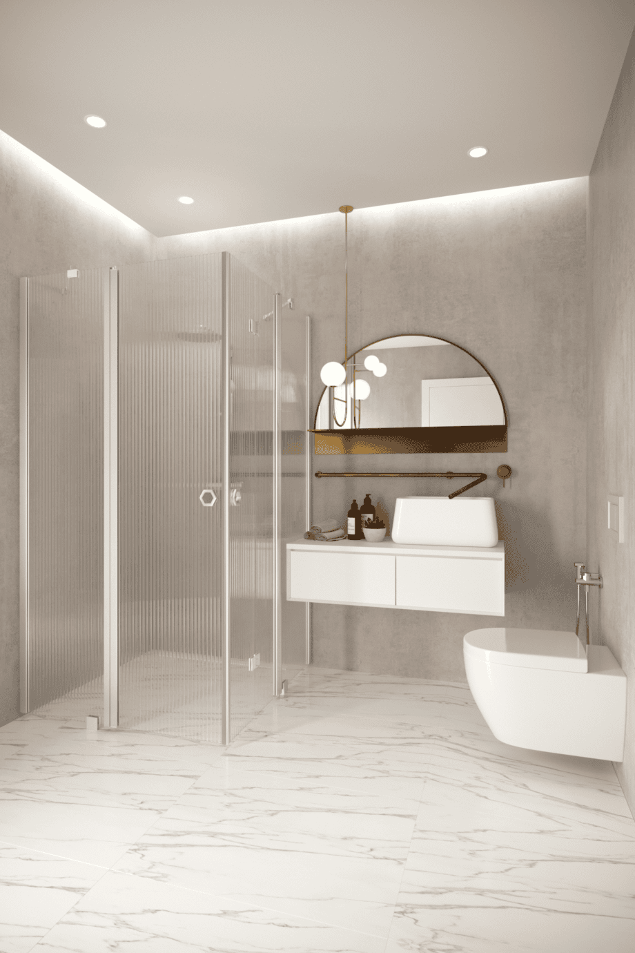 Shower enclosure Hietakari Forma 380, Sand frame, clear glass Shower enclosure Hietakari Forma 380, hinged door with fixed part + folding door with fixed part ā 7