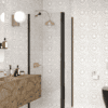 Shower enclosure Hietakari Infinia 251, black frame, clear glass Shower enclosure Hietakari Infinia 251, black frame, clear glass