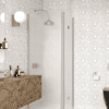 Shower enclosure Hietakari Infinia 252, aluminium frame, satin frosted glass Shower enclosure Hietakari Infinia 252, aluminium frame, satin frosted glass