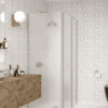 Shower enclosure Hietakari Infinia 253, aluminium frame, satin frosted glass Shower enclosure Hietakari Infinia 253, aluminium frame, satin frosted glass