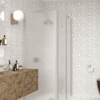 Shower enclosure Hietakari Infinia 254, aluminium frame, satin frosted glass Shower enclosure Hietakari Infinia 254, aluminium frame, satin frosted glass