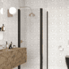 Shower enclosure Hietakari Infinia 255, black frame, clear glass Shower enclosure Hietakari Infinia 255, hinged door + hinged door – 5