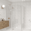 Shower enclosure Hietakari Infinia 263, aluminium frame, clear glass Shower enclosure Hietakari Infinia 263, aluminium frame, clear glass