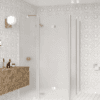 Shower enclosure Hietakari Infinia 263, aluminium frame, satin frosted glass Shower enclosure Hietakari Infinia 263, aluminium frame, satin frosted glass