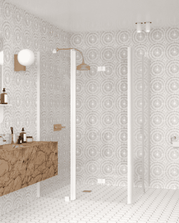 Shower enclosure Hietakari Infinia 264, folding door with fixed part + folding door with fixed part