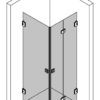 Shower enclosure Hietakari Vetro 544 ā 3D drawing Shower enclosure Hietakari Vetro 544 ā 3D drawing