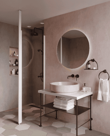 Shower screen with fixed front post Hietakari Infinia 112