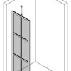 Fixed shower screen Hietakari Bläk 737 Paris – 3