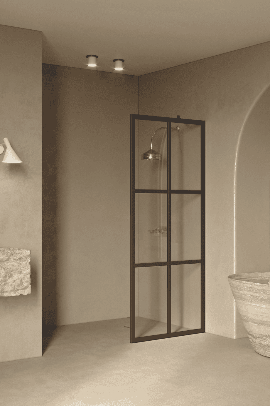 Fixed shower screen Hietakari Bläk 737 Paris – 7