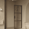 Hinged shower door Hietakari Bläk 738 Paris, Cocoa frame, bronze tinted glass Hinged shower door Hietakari Bläk 738 Paris, Cocoa frame, bronze tinted glass