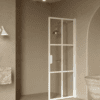 Hinged shower door Hietakari Bläk 738 Paris, white frame, clear glass Hinged shower door Hietakari Bläk 738 Paris