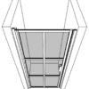 Hinged shower door with wall magnet Hietakari Bläk 792 Paris – 3D drawing Hinged shower door with wall magnet Hietakari Bläk 792 Paris – 3D drawing