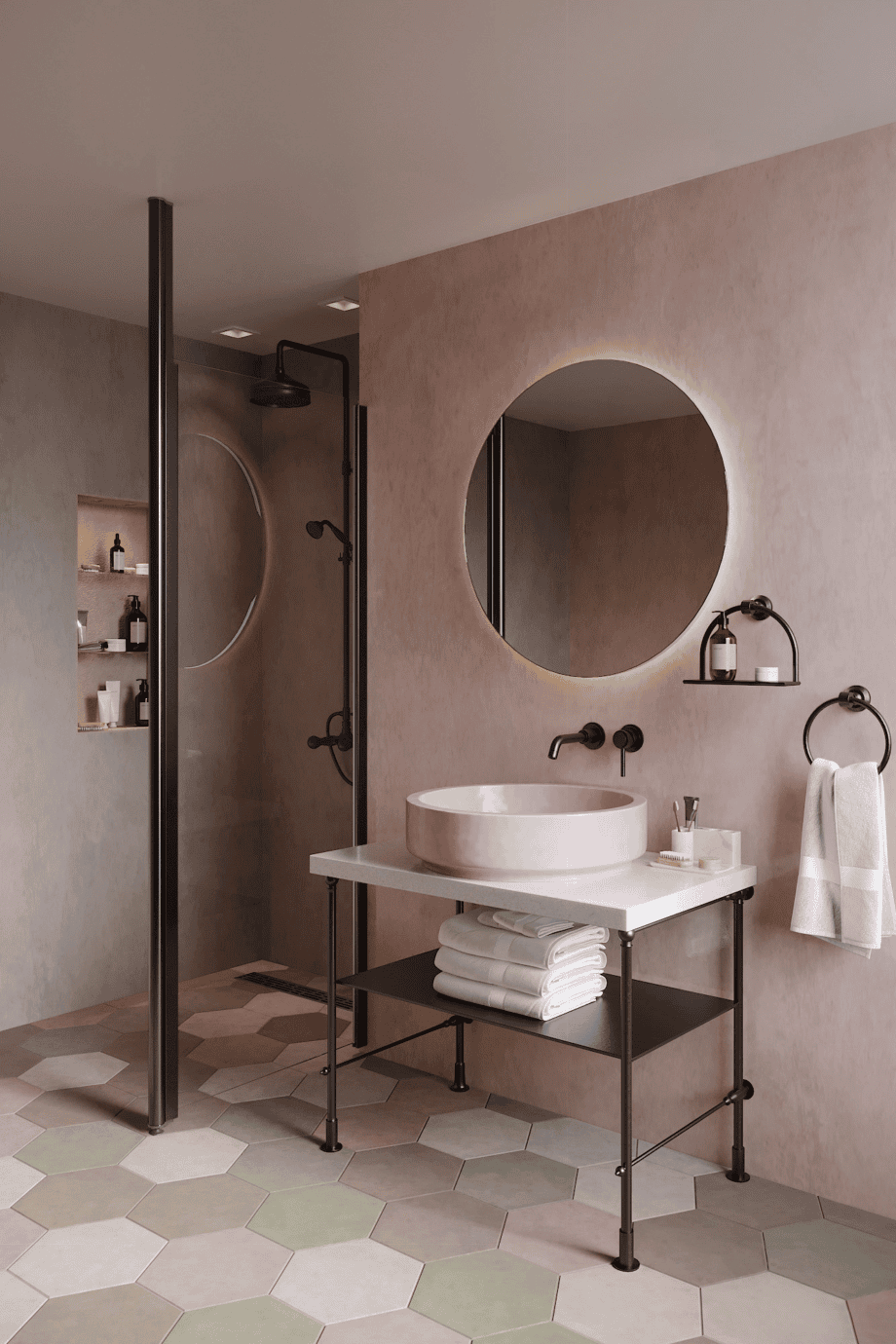 Shower screen with fixed front post Hietakari Infinia 112 – 5