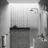Fixed shower screen Hietakari Infinia 211, aluminium frame, satin frosted glass Fixed shower screen Hietakari Infinia 211, aluminium frame, satin frosted glass