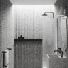 Fixed shower screen Hietakari Infinia 211, white frame, Chinchilla patterned glass Fixed shower screen Hietakari Infinia 211, white frame, Chinchilla patterned glass