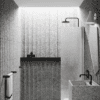 Hinged shower door Hietakari Infinia 212, aluminium frame, Chinchilla patterned glass Hinged shower door Hietakari Infinia 212, aluminium frame, Chinchilla patterned glass
