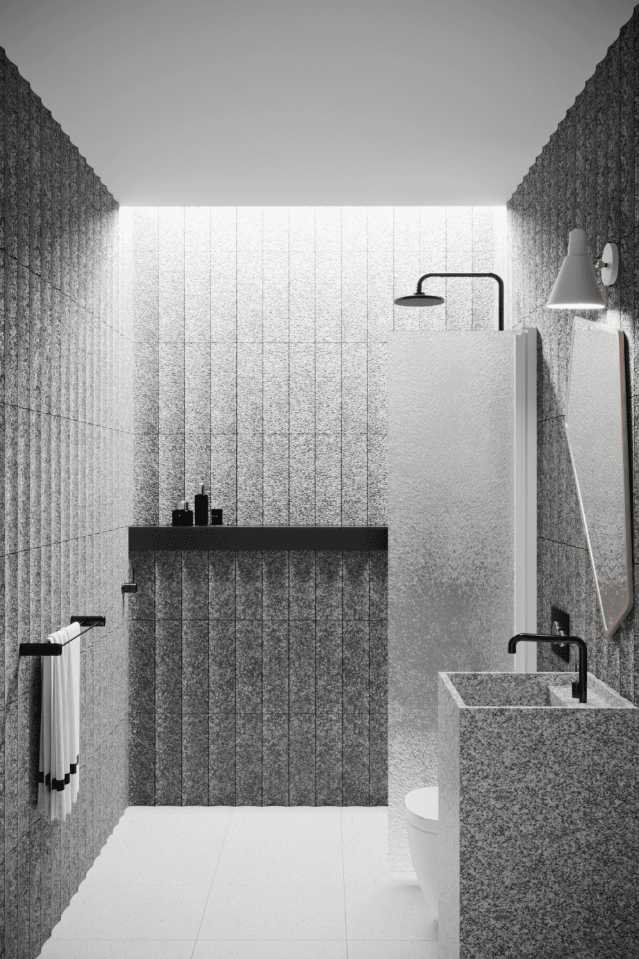 Hinged shower door Hietakari Infinia 212, white frame, Chinchilla patterned glass Hinged shower door Hietakari Infinia 212, white frame, Chinchilla patterned glass