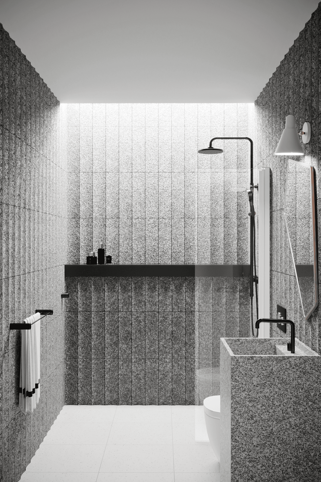 Hinged shower door Hietakari Infinia 212