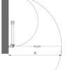 Folding shower screen Hietakari Infinia 213 – 2