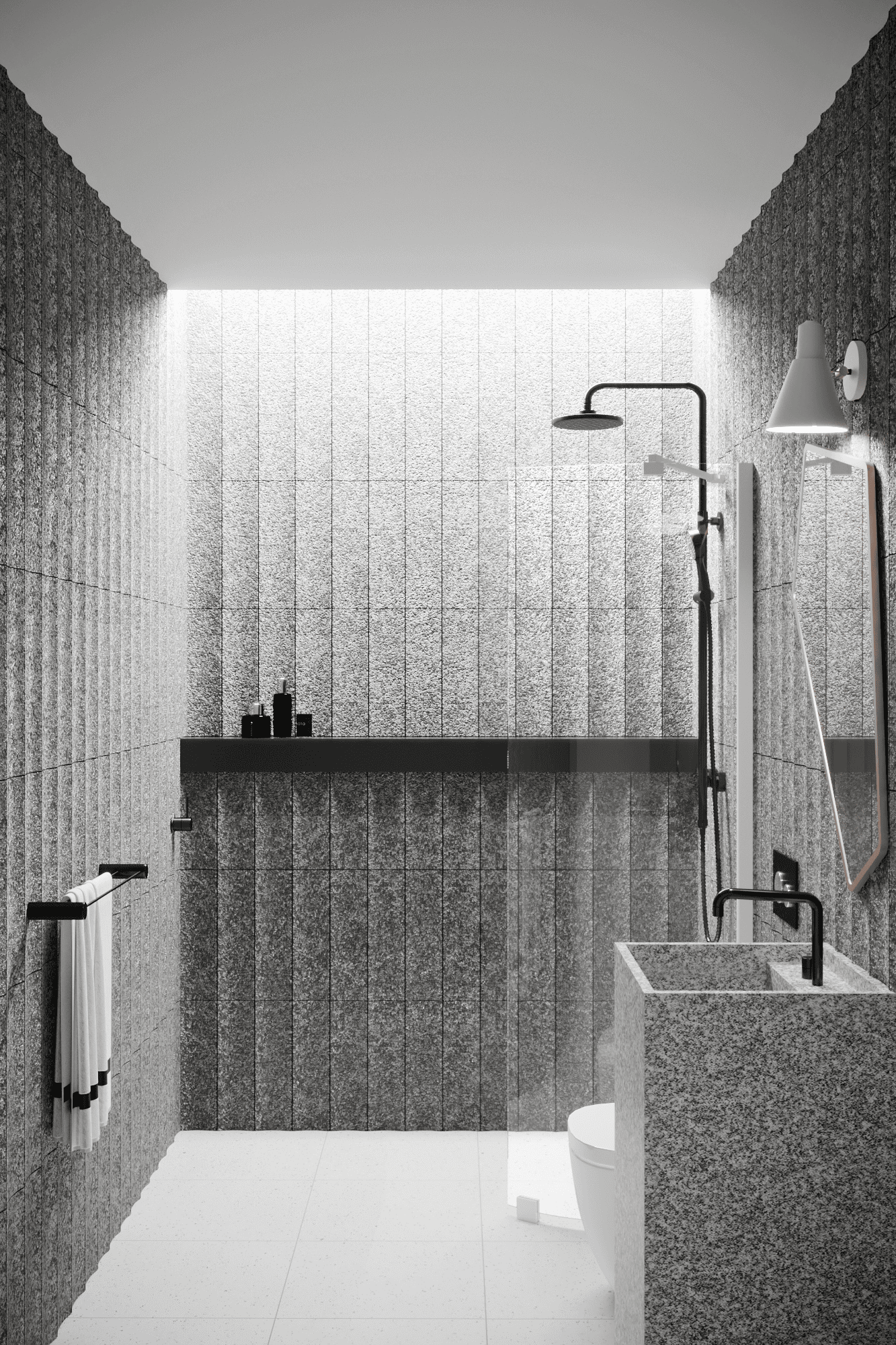 Curved fixed shower screen Hietakari Infinia 221, white frame, clear glass Curved fixed shower screen Hietakari Infinia 221, white frame, clear glass