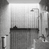 Curved hinged shower door Hietakari Infinia 222, aluminium frame, clear glass Curved hinged shower door Hietakari Infinia 222 – 4