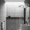 Curved hinged shower door Hietakari Infinia 222, black frame, clear glass Curved hinged shower door Hietakari Infinia 222 – 5