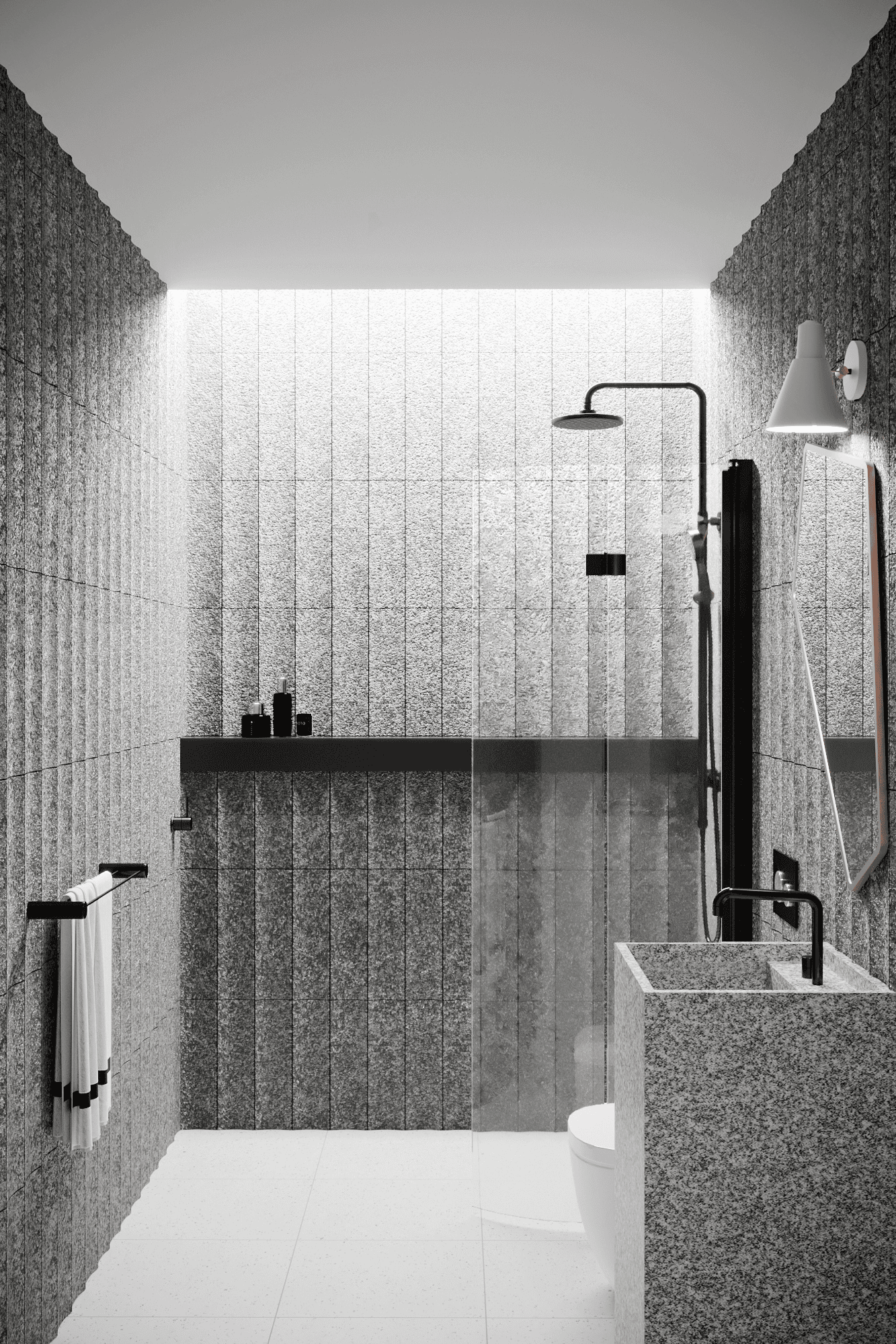 Curved folding shower screen Hietakari Infinia 223 – 5