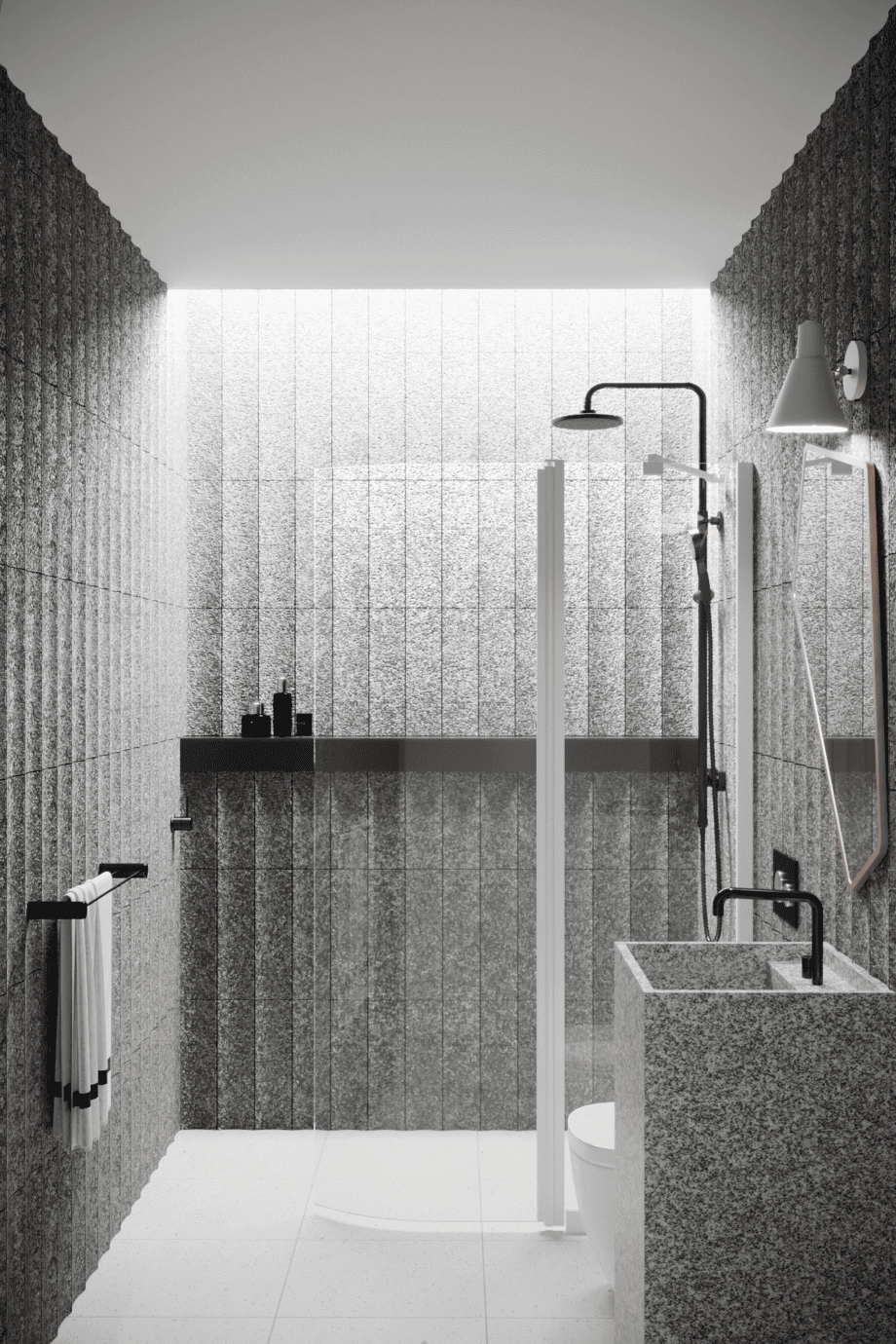 Curved hinged shower screen with fixed part Hietakari Infinia 224, white frame, clear glass Curved hinged shower screen with fixed part Hietakari Infinia 224, white frame, clear glass