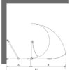 Curved folding shower screen with fixed part Hietakari Infinia 225 – 2