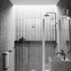 Curved folding shower screen with fixed part Hietakari Infinia 225