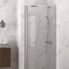 Hinged shower door with wall magnet Hietakari Infinia 233 – 4