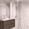 Fixed shower screen Hietakari Vetro 511, chrome fittings, super bright glass Fixed shower screen Hietakari Vetro 511, chrome fittings, super bright glass