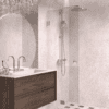 Folding shower screen Hietakari Vetro 513, chrome fittings, clear glass Folding shower screen Hietakari Vetro 513, chrome fittings, clear glass