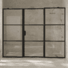 Alcove shower screen Hietakari Bläk 746 Tokyo, Mocha frame, clear glass Alcove shower screen Hietakari Bläk 746 Tokyo, fixed wall + hinged door with fixed part – 6