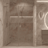Alcove shower screen Hietakari Forma 317, Sand frame, bronze tinted glass Alcove shower screen Hietakari Forma 317, Sand frame, bronze tinted glass