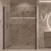 Alcove shower screen Hietakari Forma 322, Cocoa frame, bronze tinted glass Alcove shower screen Hietakari Forma 322, Cocoa frame, bronze tinted glass