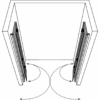Alcove shower screen Hietakari Forma 325, folding door + folding door – 4