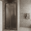 Alcove shower screen Hietakari Forma 462, Mocha frame, super bright satin glass Alcove shower screen Hietakari Forma 462, Mocha frame, super bright satin glass